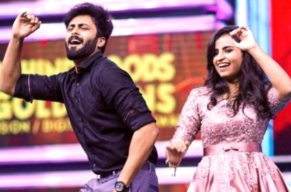 Sivaangi and ashwin wow dance in behindwoods Gold Icon