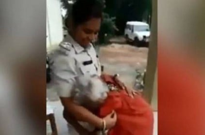 woman Cops gets applauds for what she did video viral