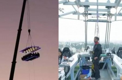 this Noida restaurant serves food 160 feet up in the air