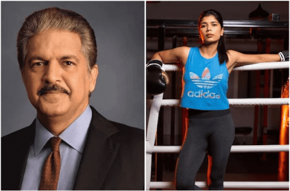 Anand Mahindra congratulates Nikhat Zareen after her victory
