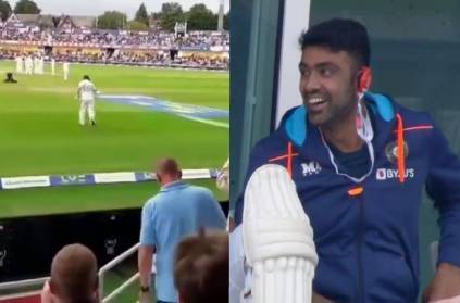 Ashwin hilariously trolls Jarvo 69 for pitch invasion at Leeds Test