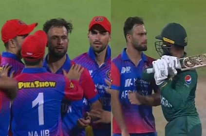asia cup asif ali and fareed ahmad fight in between match