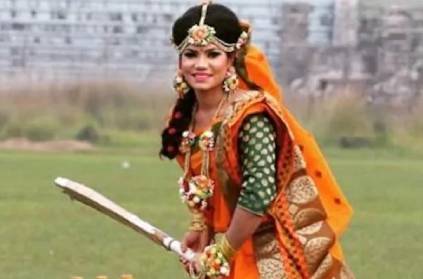 bangaldesh woman cricketer sanjida islam photoshoot gone viral