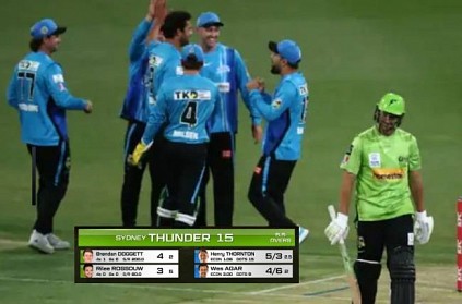Bigbash league sydney strikers all out for 15 runs lowest in T 20