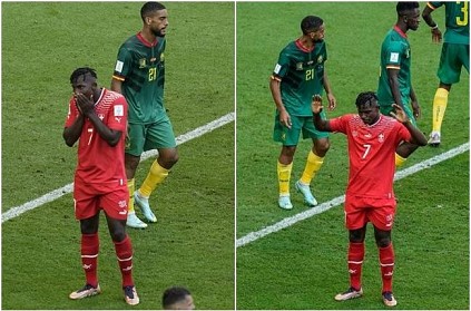 Breel Embolo did not celebrate goal for Switzerland vs Cameroon