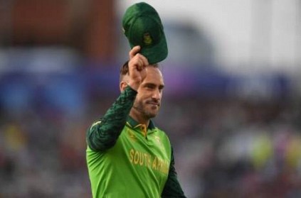 Captain du Plessis predicts an India-England World Cup final