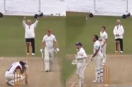 Cricketer smashes the windscreen of his own car with six