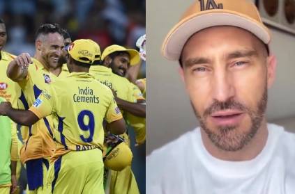 faf du plessis shares a heart warming video about csk
