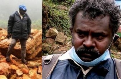 father goes to landslide site daily to search his 22YO Son body