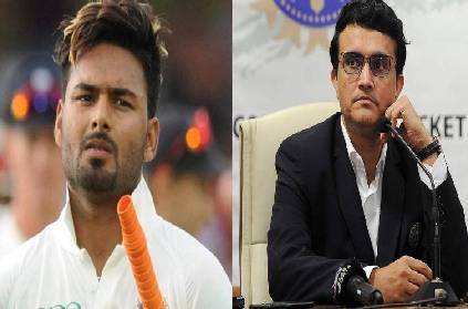 ganguly defends pant after india keeper tests covid positive