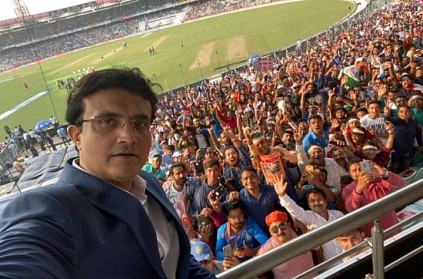 Ganguly\'s selfie with Eden Gardens crowd rules the internet
