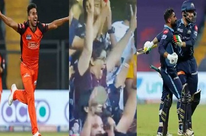 gt vs srh match ended in last ball fans celebrated