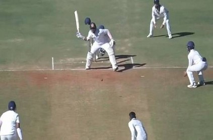 Hanuma Vihari slaps a ball with broken wrist video goes viral