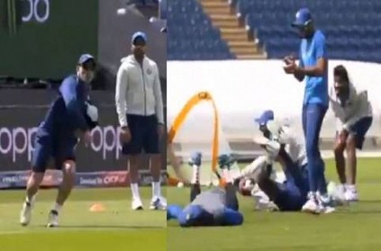 ICC World cup 2019: Team India practice session