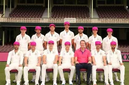 India and Australia play Sydney Test wearing the pink cap