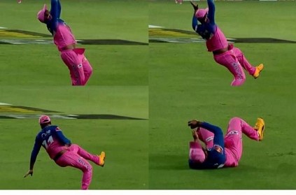 IPL 2020: Sanju Samson\'s Stunning catch goes Viral