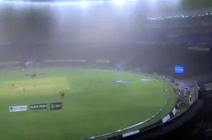 IPL 2021: Sandstorm halt play between DC vs RCB match at Ahmedabad