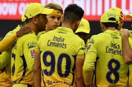 ipl csk one member in team tests corona positive details