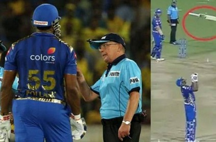 ipl management fined pollard for violating the match rules