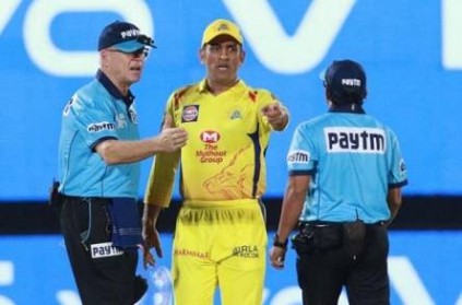IPL-MS Dhoni let off with 50% fine after arguing with umpire\'s call