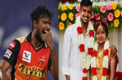 IPL2020 SRH Bowler TN Player Natarajan Blessed With Baby Girl