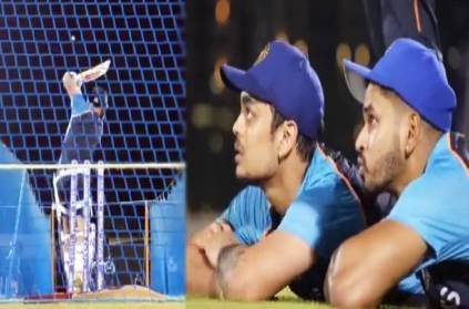 Ishan Kishan and Shreyas mesmerised by Kohli\'s batting in nets