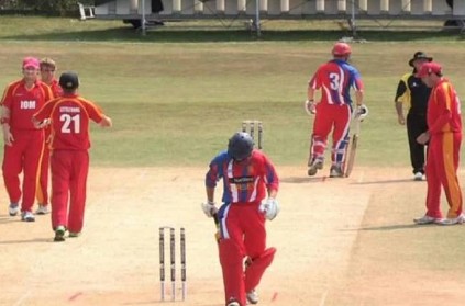 Isle of Man team all out for 10 runs in t 20 match against spain