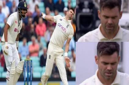 james anderson bowls with bleeding knee video goes viral