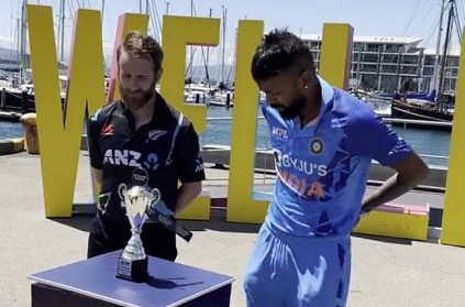 kane williamson save trophy from flying off before t20 series