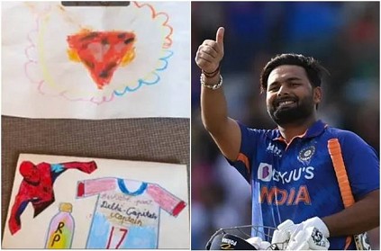 Kids sent Letters to Rishabh pant who recover from accident