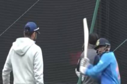 Kohli imitated Rohit Sharma\'s iconic pull shot at the nets