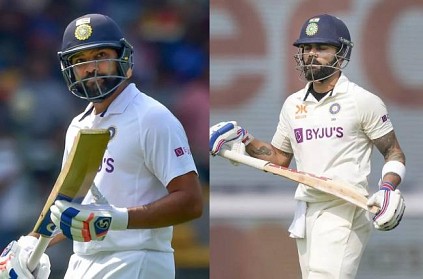 Kohli stumping and rohit run out in test for first time