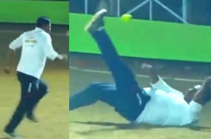 Man fun fielding in cricket video viral among fans