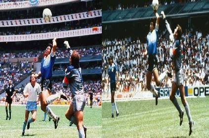 maradona hand of god goal in 1986 world cup historical moment rip