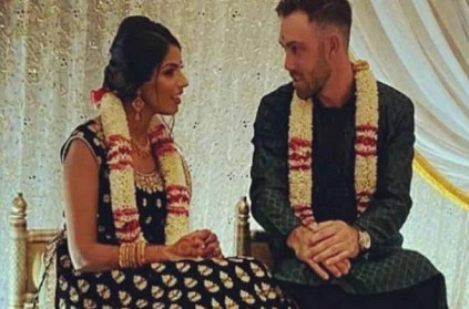 Maxwell gets engaged to Vini Raman in a traditional Indian ceremony