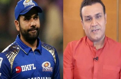 MI fans criticize sehwag on tweet about rohit clarified