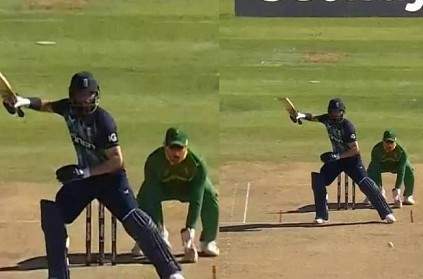 Moeen Ali new cricket shot to the world in odi match