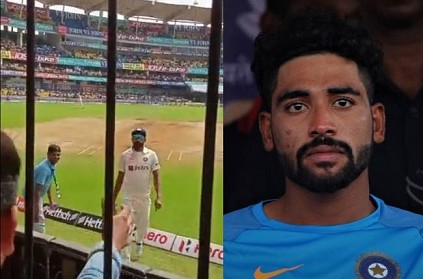 Mohammed Siraj gesture to young fan in third test gone viral