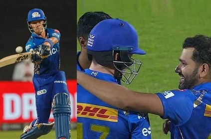 Mumbai Indians player dewald brevis super shocking innings against PKB