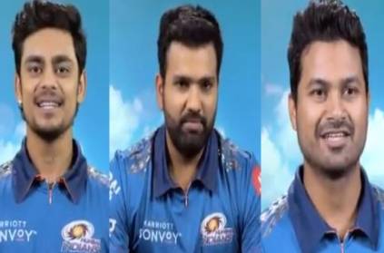 mumbai indians players arrived chennai releases video in tamil