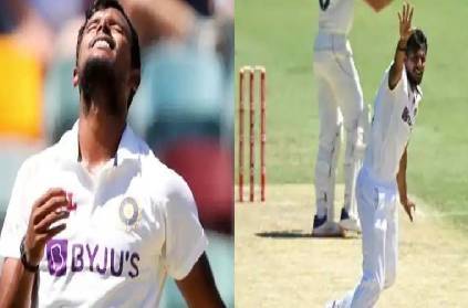 natarajan debut test excellent bowling against australia details