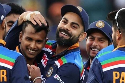 Natarajan wears team India test jersey goes viral