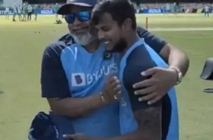 Net Bowler Natarajan Becomes first Indian debut worldwide all formats