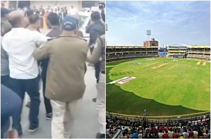On duty police officer suffers heart attack during India vs NZ match