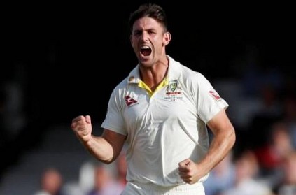 Australias Mitchell Marsh Punches Wall Injures Bowling Hand