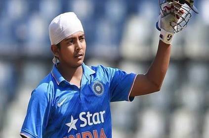 prithivi shaw brings easy win to India against NZ