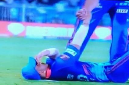 Prithvi Shaw crying on ground after DC loss against KKR