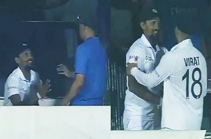 Rahul dravid and Virat kohli congrats Sri Lanka player