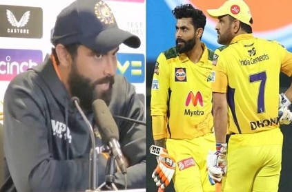 Ravindra jadeja reply reporter asking about csk captaincy issues