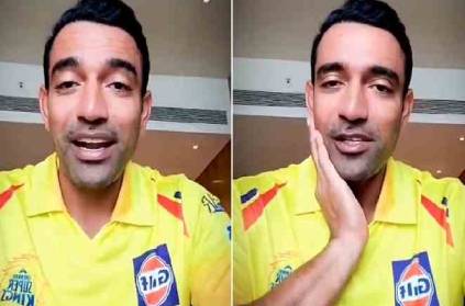 robin uthappa opens up about playing for csk in tamil